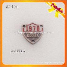 MC158 Wholesale Small Garment Accessories Custom clothing Metal Labels